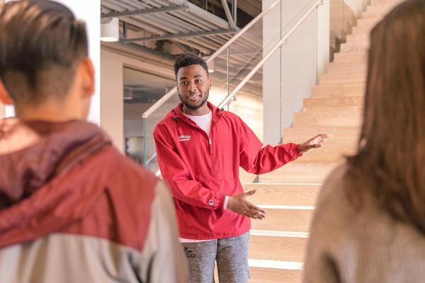 students engaged in a discussion